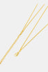 Linked Ring Pendant Chain Necklace